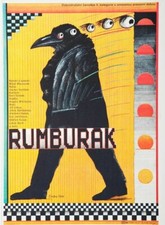 Original Movie Poster Rumburak 1984 Czech Graphic Design 1980s Art Posters VTG