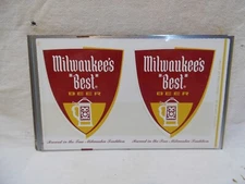 MILWAUKEE'S BEST UNROLLED BEER SHEET~MILLER BRG.,MILWAUKEE,WISCONSIN