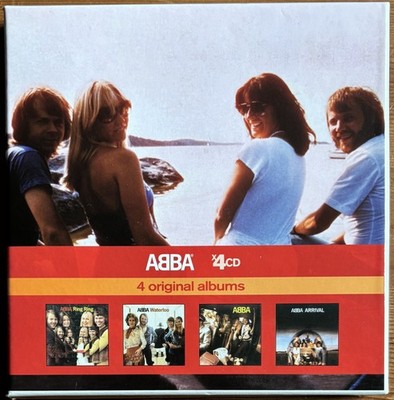 ABBA ''4 ORIGINAL ALBUMS'' 4CD SET RING RING ABBA WATERLOO ARRIVAL 2010 POLAR CD