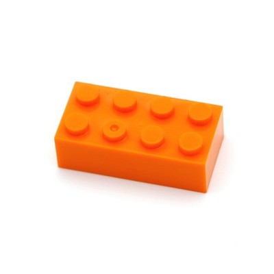 40 Pieces New 2x4 Bricks (ID 3001) Bulk For Lego Building Blocks Parts 20 Colors