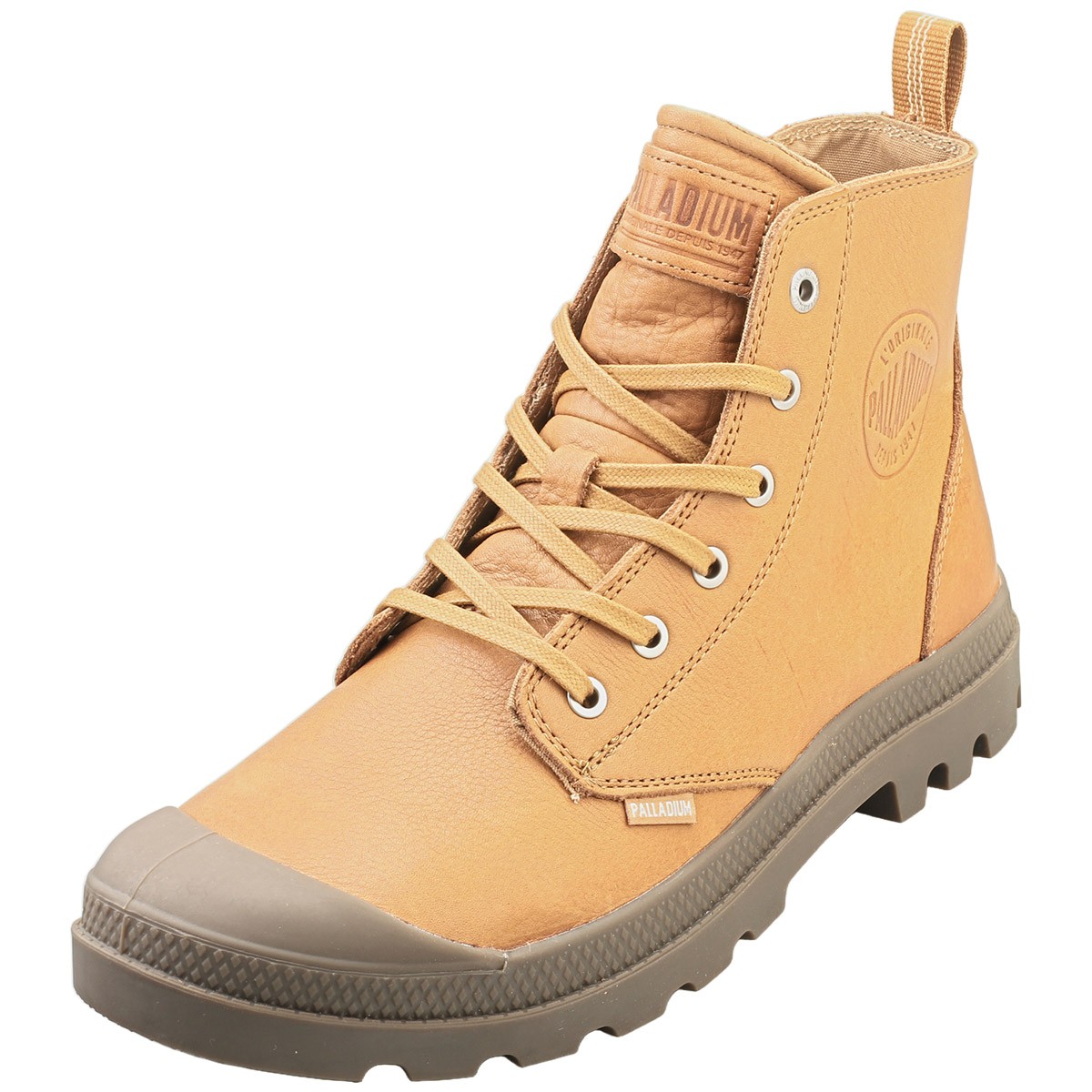 Palladium Mens Casual Boots Pompa Zip Brown Leather - 43 EU