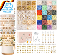 Perlen Zum AuffäDeln, 8000+ StüCk Set, 6Mm Polymer Clay Perlen FüR ArmbäNder, 2