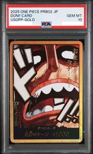ワンピース カードゲーム ONE PIECE DON!! CARD USOPP-GOLD PSA10 DON!! Card [Usopp Gold] Prices | One Piece Premium Booster 2 | One