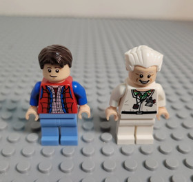 Lego The Delorean Time Machine 21103 Back to the Future Ideas Set 100% Complete