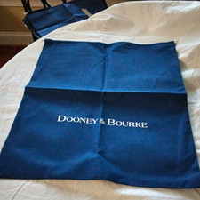 Dooney Bourke Blue Logo Dustbag Women s Solid Handbag Storage Bag 18 X 21