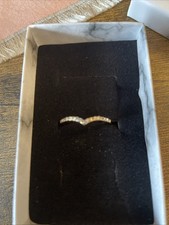 Wishbone Ring With Crystals
