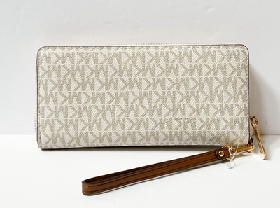 Michael Kors Jet Set Travel Large Continental Wallet Wristlet MK