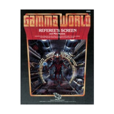 TSR Gamma World  Gamma World Referee's Screen w/The Albuquerque Starp Bag Fair+