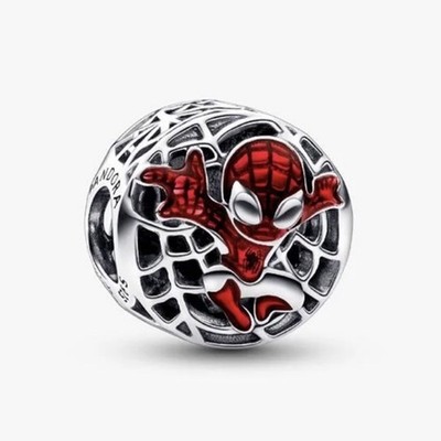 Authentic Pandora x Marvel Spider-Man Soaring City Charm 792359C01