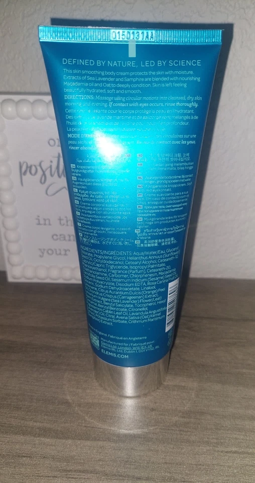 Crema corporal Elemis Body Performance Sea Lavender & Samphire rara difícil de encontrar **Leer 💙 Foto 2 de 4