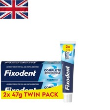 All-Day Hold Complete Denture Adhesive Cream - Fresh Flavor Twin Pack 94g