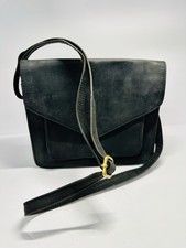 Genuine Leather Handbag Purse Black Unbranded Shoulder Bag