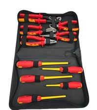 Westward 10 Pc 1000V Insulated Magnetic Tool Set Screwdrivers & Pliers 1YXJ7
