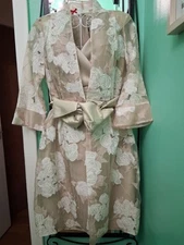 Ladies' Cream Two-Piece Dress And Coat - Size EU38, UK10/12