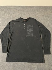 Harley Davidson Harley Long Sleeve ShirtBlack Hill Rapid City 2008 Size M