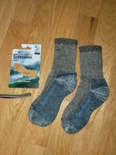 Smartwool Hike Classic Edition Full Cushion Women's Crew Socks, Taupe Size S