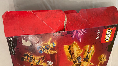 LEGO NINJAGO 71774 Lloyd's Golden Ultra Dragon Open Box Read