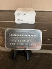Engelhard EI-1A Blank  1 Oz .999 Fine Silver Bar