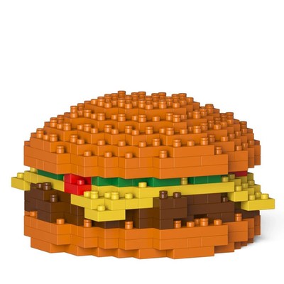 Cheese Burger Konstruktionsspielzeug Fast Food Bausteine Realistische Spiele für Erwachsene