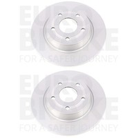 2X Eurobrake Bremsscheiben 271Mm Voll Hinten Passend FÜR Ford Focus |