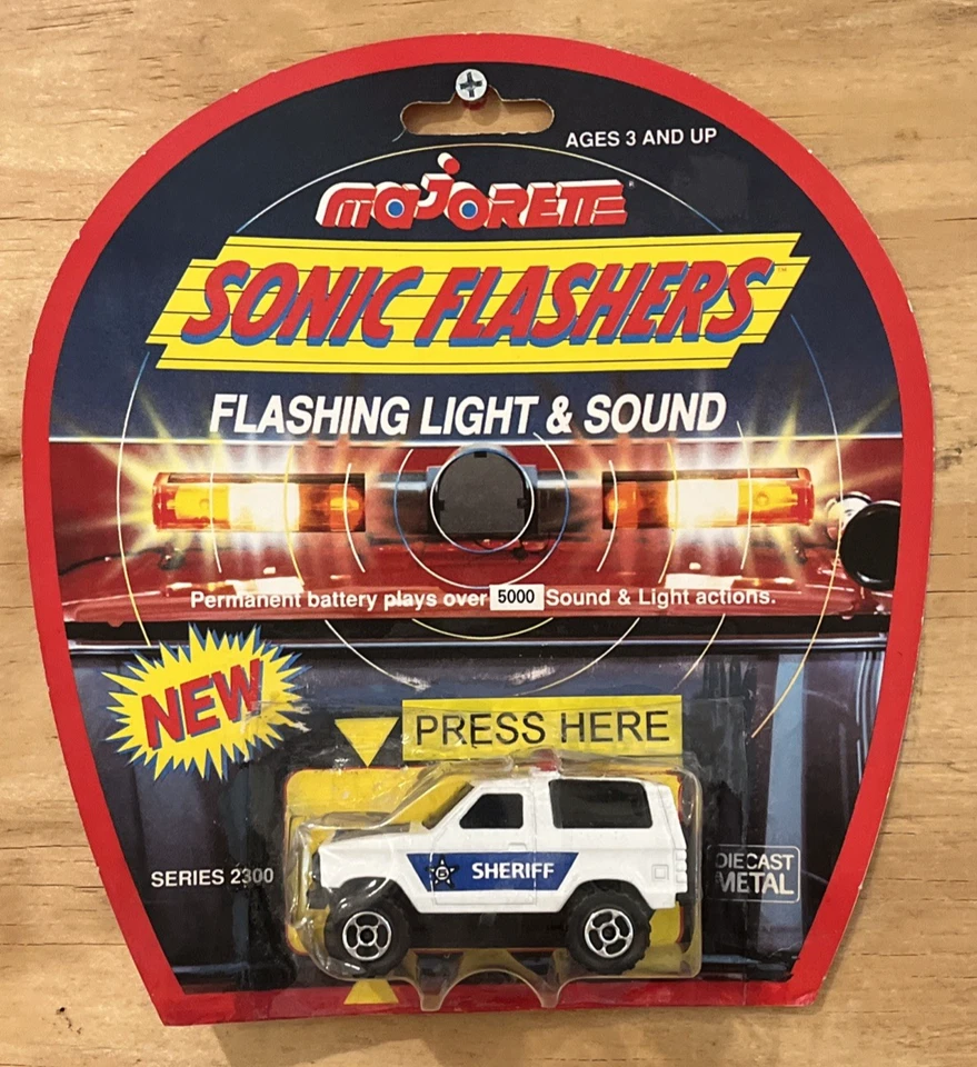 Vintage Majorette Sonic Flashers Diecast Metal Lot of 8 - Image 4 of 4