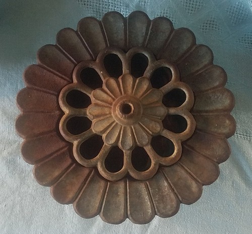 Vintage Japanese? Cast Iron Ikebana Flower Vase?