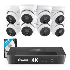 Swann 8-Camera 4K 8 Channel 4K Master-Series NVR Security System SONVK-876808D