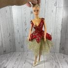 Vtg 1966 Mattel Ballerina Barbie Doll With Ballet Shoes