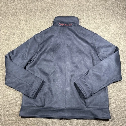 Robert Graham Vegan Suede Large Navy Blue Field Jacket  NWT. $248 image 22