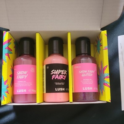 Lush Snow Fairy Super Fairy Duschgel Auswahl Geschenkset SOLD OUT LIMITED 