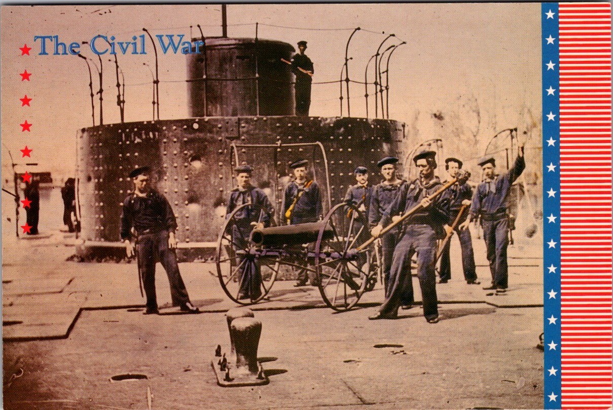 Civil War Gun Turret Ironclad USS Monitor March 9, 1862 Battle w/ Merrimack