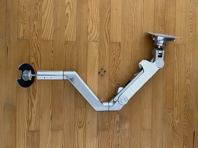 Humanscale M8 - Monitor Tischhalterung - Durchschraub - 18kg - Vesa - Weiß