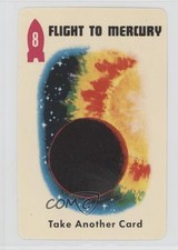 1969 Ed-U-Cards Space Race Card Game Deck 2 Brown Back Flight to Mercury 8 0kb5
