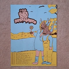 Black Moth Super Rainbow 2018 Tour Poster Panic Blooms Tobacco Rad Cult