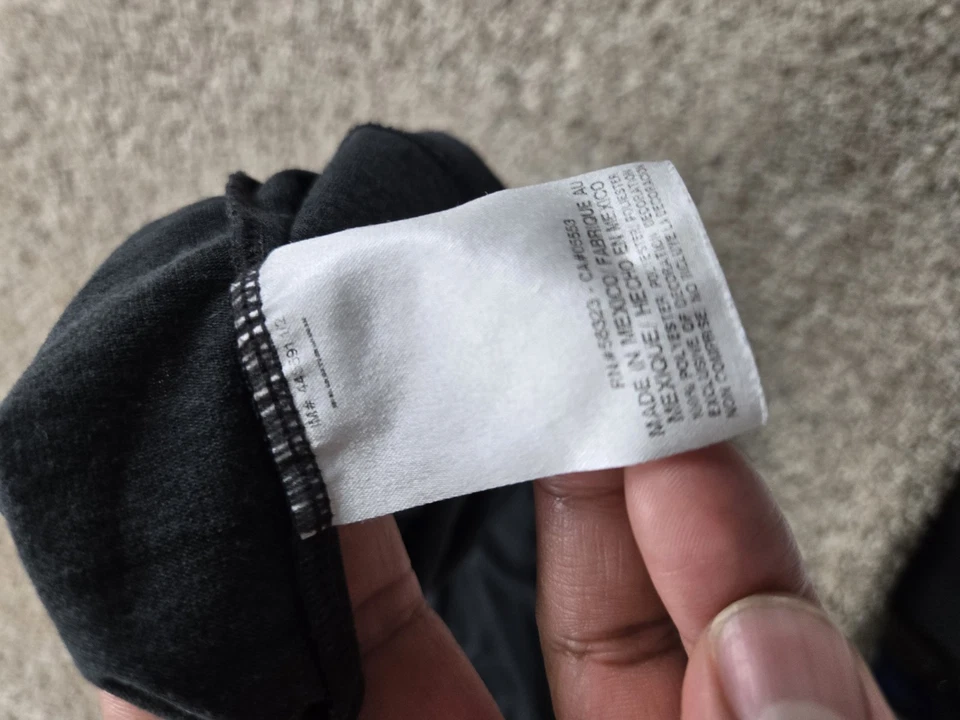 Nike Camisa de Entrenamiento Para Hombres XL Gris Dri-Fit Manga Corta Pullover Gimnasio Swoosh Foto 4 de 4