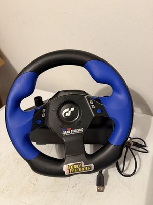 Logitech Gran Turismo Force Feedback Racing Wheel E-UD4 USB Tested Working