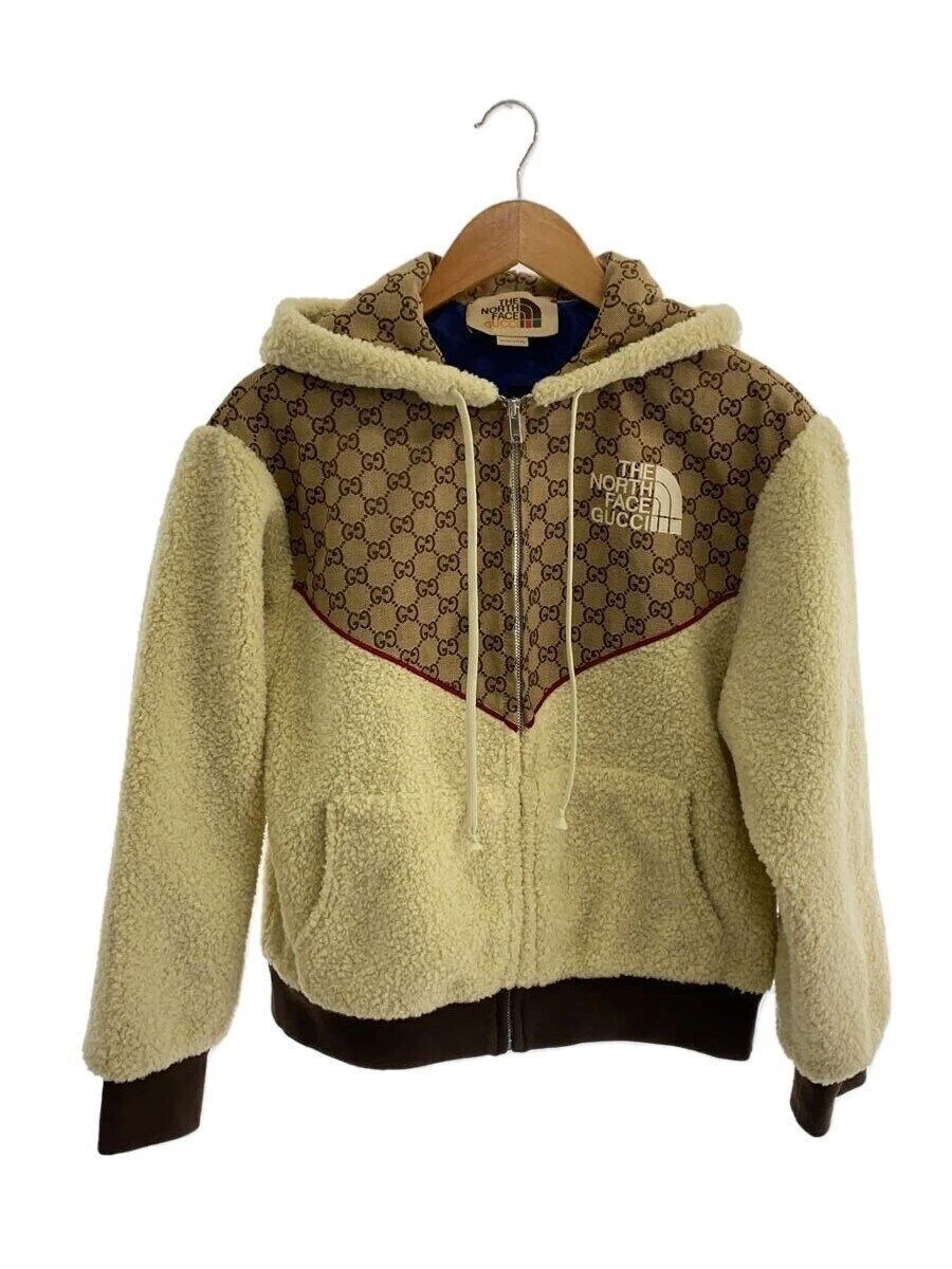 GUCCI Altri 21SS GG Giacca Pile Cesoia Tela XXS Acrilico Beige 644582