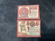 Austria 1921 Notgeld 20/75 Heller  Crisp UNC  2 Banknote Lot.  N3390