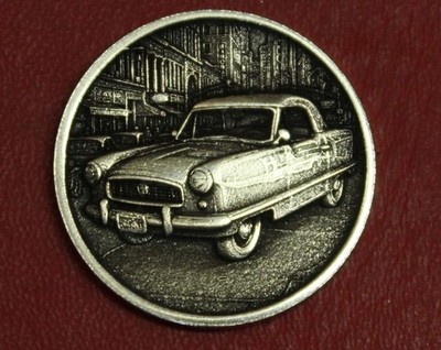 HOBO Nickel 1960 Nash Metropolitan Made from a Real US Nickel