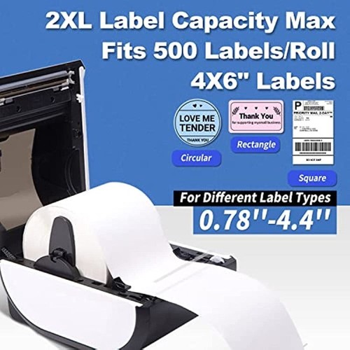 Phomemo D520 Bluetooth Thermal Shipping Label Printer Wireless Desktop Printer. - Afbeelding 4 van 17