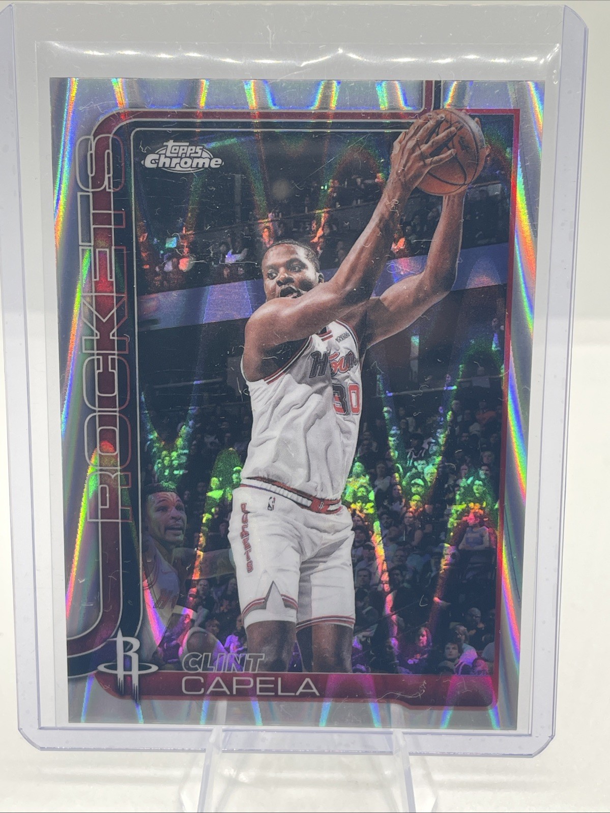 Clint Capela Rainbow Raywave Refractor #94 - 2025-26 Topps Chrome Update
