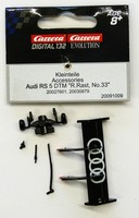 "Carrera Digital132 Evolution Heckspoiler/Kleinteile Audi Rs 5 Dtm \"27601-30879\""
