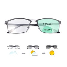 Photochromic Bifocal Reading Glasses for Men Women UV Sun Readers Outdoor Sun...