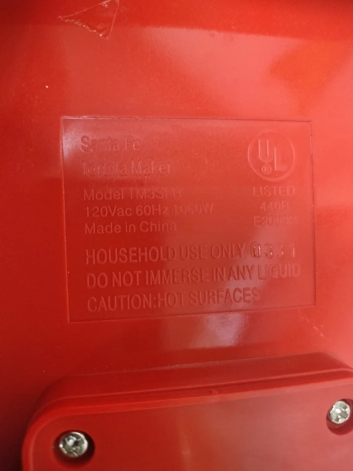 Máquina de quesadilla eléctrica Santa Fe Wrap Master TM4SFA antiadherente muy suave 8" Foto 3 de 4