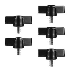 5Pcs Knurled Thumb Screws Stainless Steel Durable Home Fastener Screws