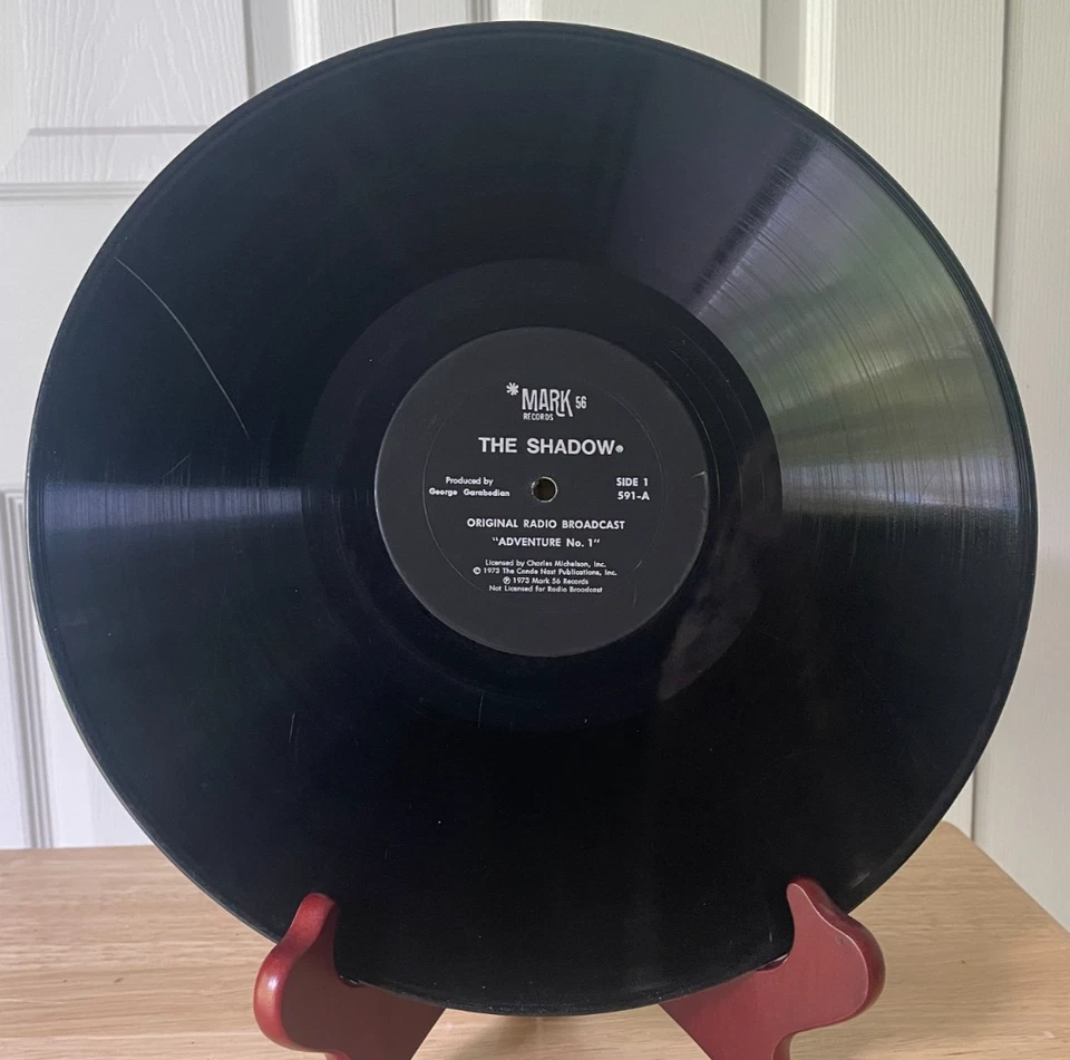 The Shadow - Original Radio Broadcasts-Mark56 Records – 591, 33RPM,  Coca Cola, - Image 3 of 4