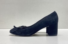 Kate Spade donna Zanna nero scamosciato slip-on tacco a blocco taglia 9