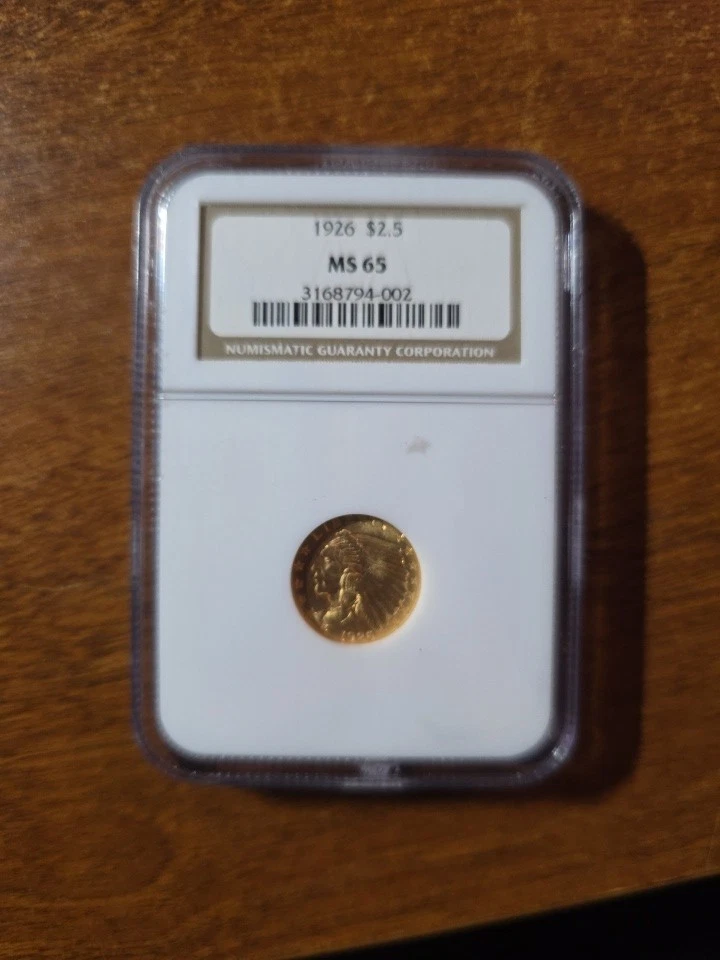 1926 $2.5 Sesquicentennial Commemorative Gold NGC MS65 - Image 3 of 3