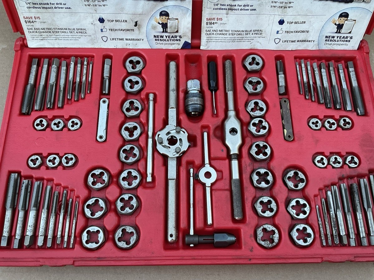 MATCO TAP & DIE SET 676TD 76 PIECE | eBay