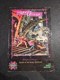 Might & Magic Nintendo NES Complee In Box CIB Game Box Manual & Map